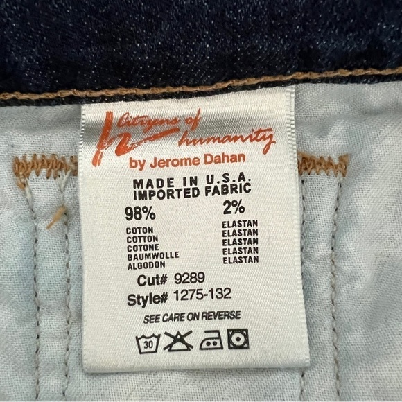 Citizens Of Humanity Dita Mid Rise Straight Petite Bootcut Leg Jeans Size 30 - Picture 13 of 13